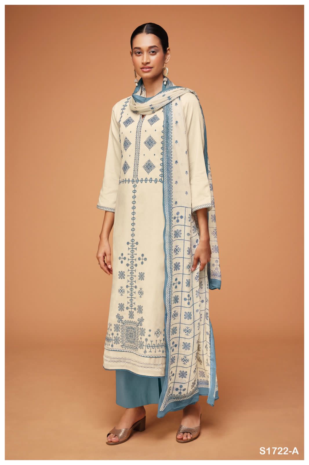 Ganga Advika S1722 Cotton Salwar Suit Catalog